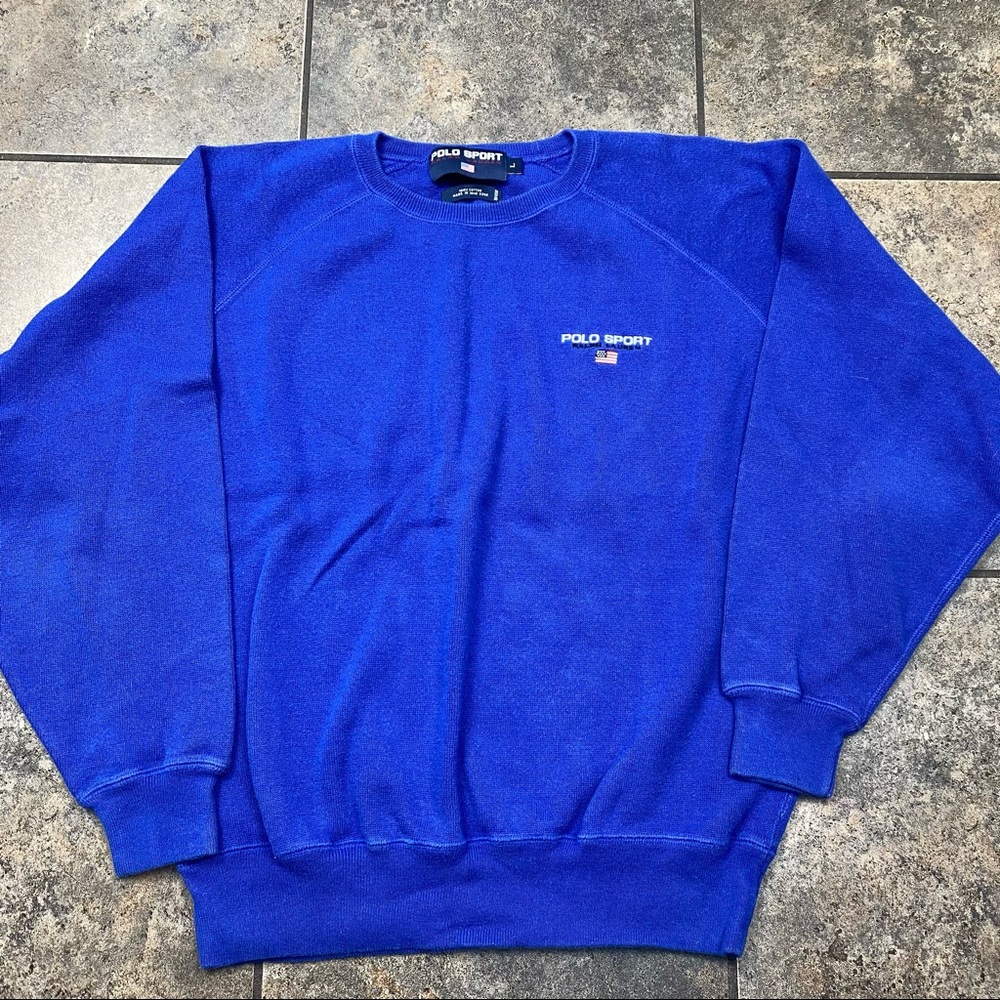 VTG 90’s Polo Sport Ralph Lauren Crewneck Sweater Size Large